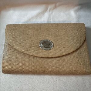 Held Vintage Gold Evening Clutch with Chain Strap
